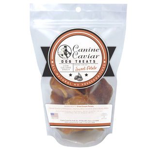 Canine Caviar Dried Sweet Potatoes Dog Treats, 12-oz Bag