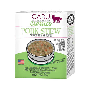 Caru Classic Pork Stew Grain-Free Wet Dog Food, 12.5-oz, case of 12