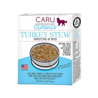 Caru Classic Turkey Stew Grain-Free Wet Dog Food, 12.5-oz, case of 12