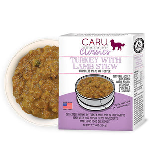 Caru Classic Turkey with Lamb Stew Grain-Free Wet Dog Food, 12.5-oz, case of 12