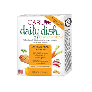 Caru Daily Dish Chicken Stew Grain-Free Wet Dog Food, 12.5-oz, case of 12