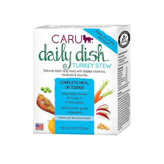 Caru Daily Dish Turkey Stew Grain-Free Wet Dog Food, 12.5-oz, case of 12