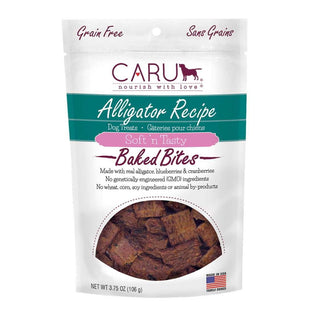 Caru Soft 'n Tasty Baked Bites Alligator Recipe Grain-Free Dog Treats, 3.75-oz bag