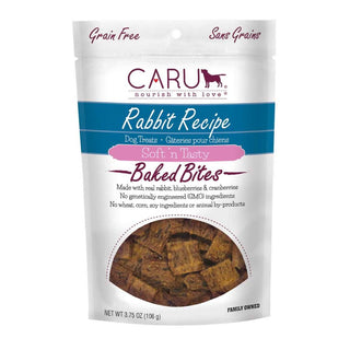 Caru Soft 'n Tasty Baked Bites Rabbit Recipe Grain-Free Dog Treats, 3.75-oz bag