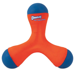 Chuckit! Amphibious Tri-Bumper Fetch Dog Toy, Large