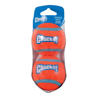 Chuckit! Double Pack Dog Tennis Ball Dog Toy, Medium