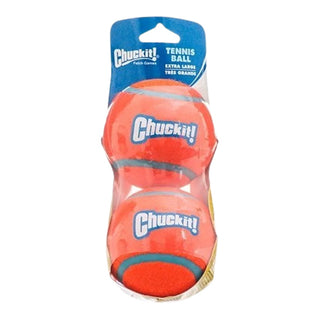 Chuckit! Double Pack Dog Tennis Ball Dog Toy, X-Large