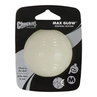 Chuckit! Max Glow Fetch Ball Dog Toy, Medium