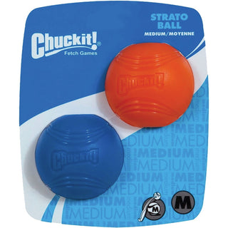 Chuckit! Strato Ball Dog Toy, Medium, 2-Pack