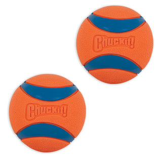 Chuckit! Ultra Rubber Ball Tough Dog Toy, Medium, 2-Pack