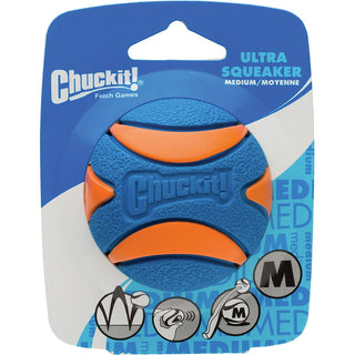 Chuckit! Ultra Squeaker Ball Dog Toy, Medium