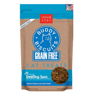 Cloud Star Grain-Free Buddy Biscuits Tempting Tuna Flavor Cat Treats