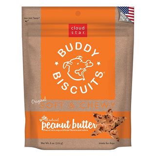 Cloud Star Soft & Chewy Buddy Biscuits Peanut Butter Flavor Dog Treats