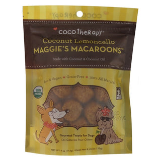 Cocotherapy Maggies Macroons Coconut Lemoncello Dog Treats