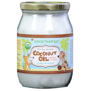 Cocotherapy Organic Virgin Coconut Oil for Dogs & Cats, 16 Ounces