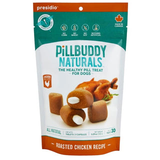 Presidio Naturals Roasted Chicken Recipe Pill Buddy Dog Treats