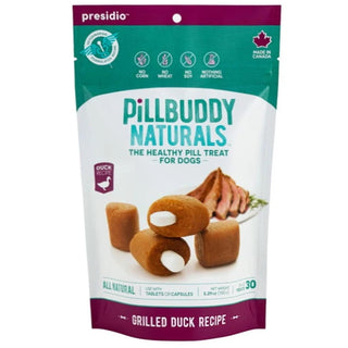 Presidio Naturals Pill Buddy Grilled Duck Recipe Dog Treats