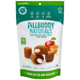 Presidio Naturals Pill Buddy Peanut Butter & Apple Recipe Dog Treats