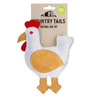 Country Tails Calico Chicken Natural Dog Toy