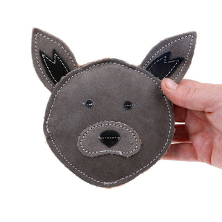 Country Tails Frosty Grey Frenchie Natural Dog Toy