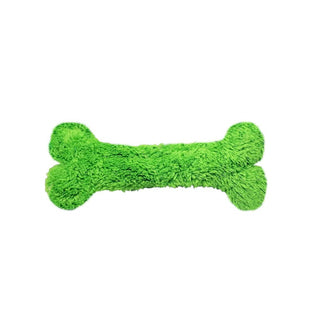 Cycle Dog Duraplush Bone Eco-Friendly USA Dog Toy, Green, Medium