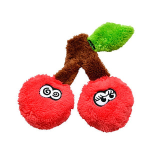 Cycle Dog Duraplush Cherries Eco-Friendly USA Dog Toy