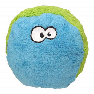 Cycle Dog Duraplush FuzzBall Eco-Friendly USA Dog Toy, Blue/Green, Large