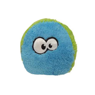 Cycle Dog Duraplush FuzzBall Eco-Friendly USA Dog Toy, Blue/Green, Small