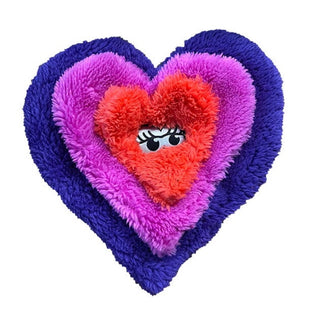 Cycle Dog Duraplush Heart Eco-Friendly USA Dog Toy