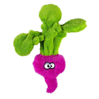 Cycle Dog Duraplush Radish Eco-Friendly USA Dog Toy