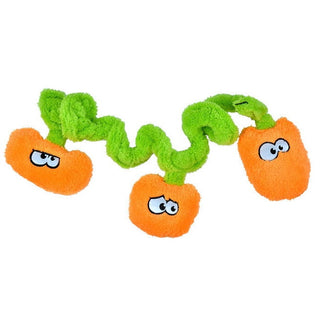 Cycle Dog Duraplush String of Pumpkins Eco-Friendly USA Dog Toy