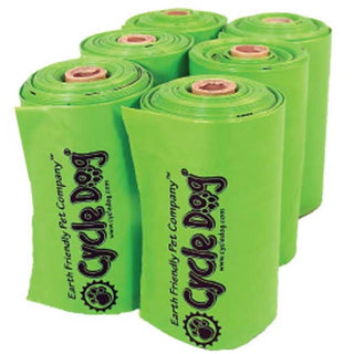 Cycle Dog Earth Friendly Dog Poop Pickup Bags, 6 Rolls