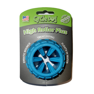 Cycle Dog High Roller Plus USA Dog Toy, Blue, Small