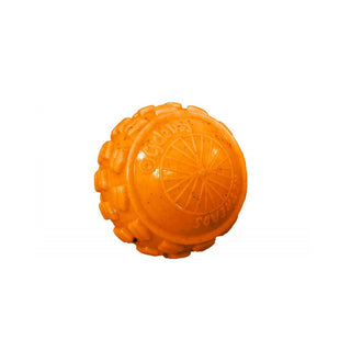 Cycle Dog High Roller Super Tough Ball Dog Toy, Orange, Medium