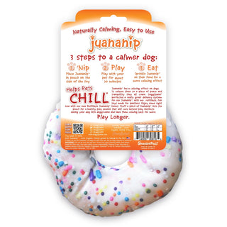 Doggijuana Get the Munchies Refillable Donut Dog Toy