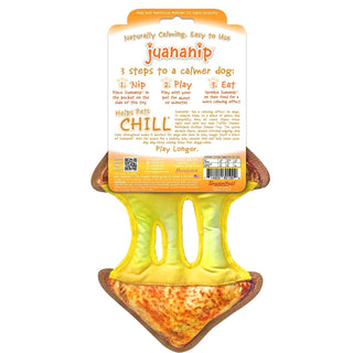 Doggijuana Tuffer Chewer Refillable Grilled Cheese Dog Toy