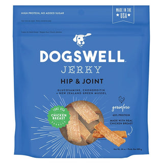 Dogswell Hip & Joint Chicken Recipe Jerky Dog Treats, 24-oz Bag