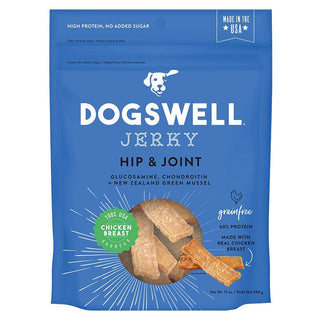 Dogswell Hip & Joint Chicken Recipe Jerky Dog Treats, 12-oz Bag