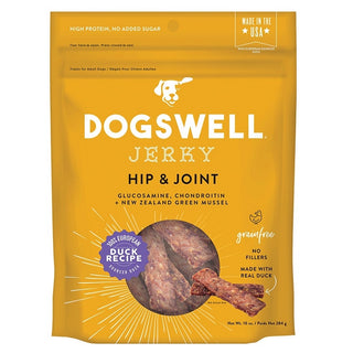 Dogswell Hip & Joint Duck Recipe Jerky Dog Treats, 10-oz Bag