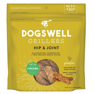 Dogswell Hip & Joint Grillers Grain-Free Chicken Recipe for Dogs, 24-oz Bag