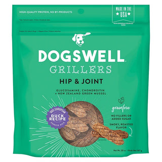 Dogswell Hip & Joint Grillers Grain-Free Duck Recipe for Dogs, 20-oz Bag