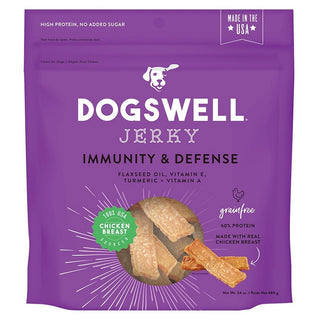 Dogswell Immunity & Defense Chicken Recipe Jerky Dog Treats, 24-oz Bag