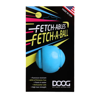 DOOG Fetch-Ables FETCH A BALL USA Dog Toy, Blue