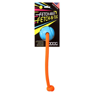 DOOG Fetch-Ables FETCH N TUG USA Dog Toy, Blue