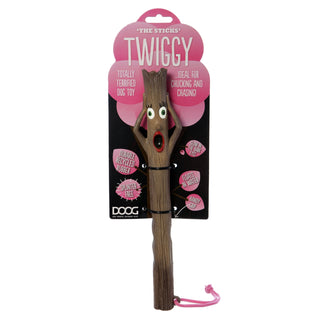 DOOG Stick Family TWIGGY Rubber Dog Toy