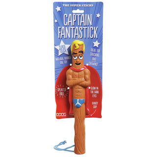 DOOG Super Stick Captain Fantastick Rubber Dog Toy