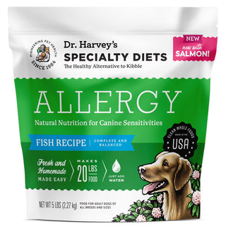 Dr. Harvey's Allergy Formula Fish Recipe Dehydrated Dog Food, 5-lb Bag