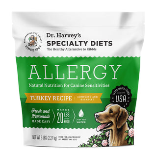 Dr. Harvey's Allergy Formula Turkey Recipe Dehydrated Dog Food, 5-lb Bag