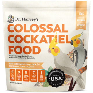 Dr Harvey's Colossal Cockatiel Food, 4 lb