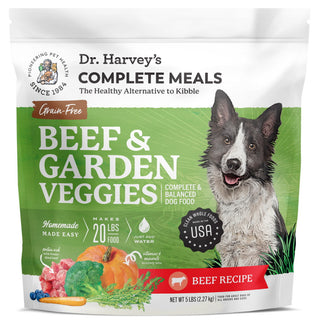 Dr. Harvey's Grain-Free Beef & Garden Veggies Dehydrated Dog Food, 5-lb Bag